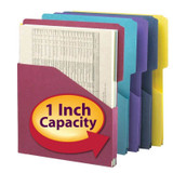 Smead Expanding Slash Jackets, Letter Size, Assorted Colors, 5/Pack