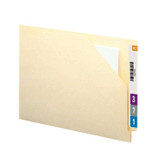 End Tab File Jacket Folders, Letter Size, 11 Point Antimicrobial, Diagonal Cut, 50/Box