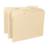 Smead Interior File Folders - 1/3 Cut Tab, Letter Size, Manila, 100 per Box