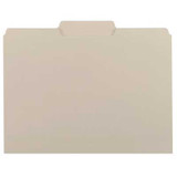 Smead Interior File Folders, 1/3-Cut Tab, Letter Size, Gray, 100/Box