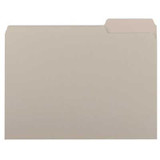 Smead Interior File Folders, 1/3-Cut Tab, Letter Size, Gray, 100/Box