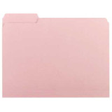 Smead Interior File Folder, 1/3-Cut Tab, Letter Size, Pink, (10263)