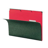 Smead Interior File Folders, 1/3-Cut Tab, Letter Size, Red, 100/Box
