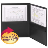 Smead Poly Two-Pocket Folders with Security Pocket (87700)