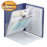 Smead 8-Pocket Organizer, Letter Size, Dark Blue