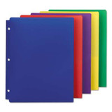Smead Poly Snap-In Two-Pocket Folders Letter Size 3-Hole Punch 10/Pk (87939)