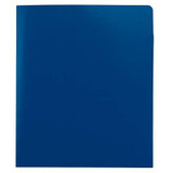 Smead Contemporary Two-Pocket Folders, Letter Size, Dark Blue, 25/Box