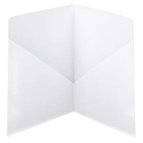 Smead Contemporary Two-Pocket Folders, Letter Size, White, 25/Box