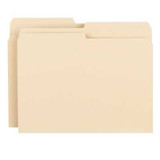 Smead File Folders, Letter Size, Standard 1/2-Cut Tab, Manila, 100/Box