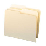 Smead File Folders, Letter Size, Standard 1/2-Cut Tab, Manila, 100/Box