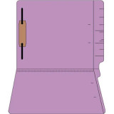 Illustrative rendering of Lavender End Tab File Folders with 1 Fastener in Position 1