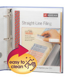 Letter size 3-ring binder envelope clear