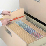 Smead File Folders, Letter Size, Reinforced 2/5-Cut Tab, Manila, 100/Box
