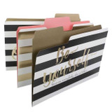 Smead SuperTab Fashion File Folder, Letter Size, 1/3-Cut tab (11954)