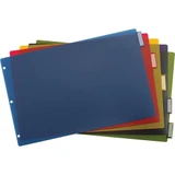 Cardinal Poly Dividers, 11 x 17, 5-Tab, Multicolor, 1-Set