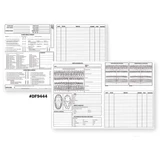 4-Page Medical Dental Chart Records (DF9444)