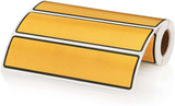 Binder Spine Labels, 1 3/8 H x 5 3/8 W, Blank, Gold, 200/Roll
