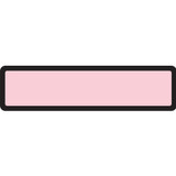 Spine Labels for Binders, Pink, 1 3/8H x 5 3/8 W, Removeable, 200/Roll - DR1962