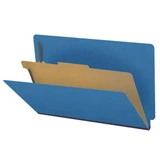 Royal Blue Legal Size End Tab Pressboard Classification Folder (DV-S52-14-3AGN)