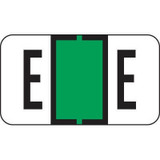 Jeter 7200 Series Labels Letter E 500/Roll