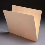 File Folders, Letter Size, Reinforced Straight-Cut Tab, Manila, 50/Box