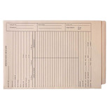 Patent Folders, End Tab, Tri-Fold, Printed 2-Sides, Manila, 25/Box