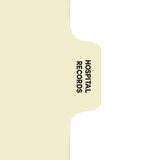 Chart Divider Tab, Position 6, Clear, Hospital Records, Pack/100