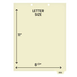 Chart Dividers, Bottom Tab, Position 6, Hospital Records, Manila, 100/Box