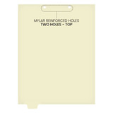 Chart Dividers, Bottom Tab, Position 2, Clear/Blank, 100/Box