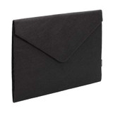 Smead Soft Touch Cloth Expanding Files, Tabloid Size, Black