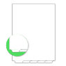 Blank Index Dividers Letter Bottom Tab 25 Sheets/Pk (SPB-BLK5) [Zoom]