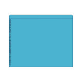 Kardex Alphabetic File Folders - A to Z Scale, Blue, 1 Fastener, 50/Box