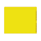 Kardex Folders, Numeric Right-Hand Scale, Letter Size, 2 Fasteners, Yellow, 50/BX