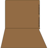 Kardex Numeric File Folders - 0 thru 9 Scale, Brown, 100/Box