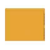 Kardex Folders, Numeric Right-Hand Scale, Letter Size, 2 Fasteners, Orange, 50/BX