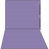 Kardex Numeric File Folders - 0 thru 9 Scale, Violet, 100/Box