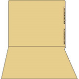 Kardex Folders, Numeric Right-Hand Scale, Letter Size, Tan, 100/BX