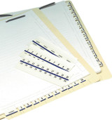 1/2 Inch Numeric 1-31 Tabs in Blue for Daily Indexing - Attached to Files and Documents
