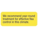 Flea Control Label, 2-1/4 x 7/8, 420/RL (V-AN659)