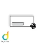 #6-3/4 Window Envelopes (3-5/8 x 6-1/2) 24lb White, Side Seam, Digi-Clear, 500/BX
