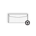 #10 Envelopes, Side Seam (4 1/8 x 9 1/2) 24lb White, Embossed Groove, 500/BX