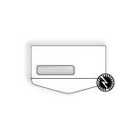 #10 Postage Meter Window Envelopes (4 1/8 x 9 1/2) 24lb White, 500/BX (W2614)