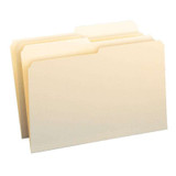 Smead File Folders, Legal Size, Standard 1/2-Cut Tab, Manila, 100/Box