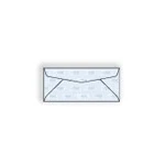 FDIC Security Tint Envelope (No 10) 24lb White, Blue Inside Tint, 4 1/8 x 9 1/2, 500/Box