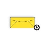 #10 Envelopes (4 1/8 x 9 1/2) 24lb Starburst Yellow 500/BX