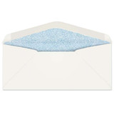 #10 Window Envelopes (4 1/8 x 9 1/2) 24lb White, Blue Tint, Window H, 500/BX