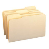 Smead 100% Recycled Folders, Legal Size, 1/3-Cut Tab, Manila, 100/Box