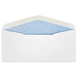 Backside - #10 Double Window Envelopes (4 1/8 x 9 1/2) 24lb White, Blue Tint 500/BX