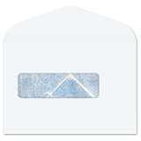 Professional Statement Window Envelopes (4-1/2 x 6-1/2) 24lb White, Style A, Blue Tint, 500/BX (W3876)