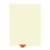 Lab Reports Dividers, Bottom Tab, Position 3, Orange Tab, 50/Box (I723) - Full Image